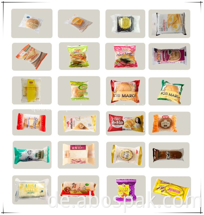 Automatisches Brot/Hotdog/Red-Hot/Lavash-Brot/Arabisches Pita/Scheibenbrot/Lebensmittelbeutel-Verpackungs-Verpackungsmaschinen-Maschinen